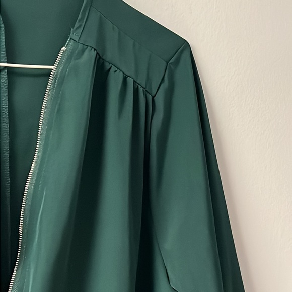 Green Blouse from Shein - Picture 3 of 5